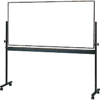 トラスコ中山 TRUSCO 片面移動ボード 無地 ホーロー製ホワイトボード 900X1800 YBM402 1台