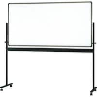 トラスコ中山 TRUSCO 回転ボード 両面仕様 ホーロー製 白X緑 900X1200 YBR313 1台