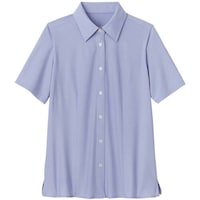 サーウ゛ォ GROW ライト・ニット半袖ブラウスブルー系17 GBSL1866K617 1着