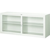 トラスコ中山 TRUSCO スタンダード書庫(A3横長 A4縦長)ガラス引違W1760XH750 FJG52G7W 1台