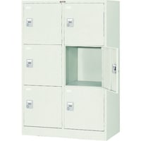 トラスコ中山 TRUSCO 多人数用ロッカー6人用 900X515XH1373 手ぶらキー式 SVG6LK 1台