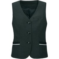 サーウ゛ォ GROW エレガンスボーダーニットベスト黒系07 GVEL2307B907 1着