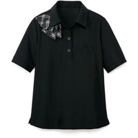 サーウ゛ォ GROW リサイクル・ニットポロシャツ黒S GCSL2204B9S 1着