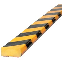 ヤハタネジ YAHATA バンパープロ BP5 フラット テープ付 20×50×1M 黄/黒