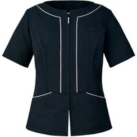 サーウ゛ォ GROW ナチュラル・シャンブレーオーバーブラウス紺15 GOBL2001K315 1着