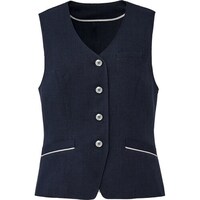 サーウ゛ォ GROW ナチュラル・シャンブレーベスト紺15 GVEL2002K315 1着