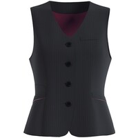 サーウ゛ォ GROW ベルベット・ストライプベスト黒系11 GVEL2258B611 1着