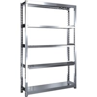 トラスコ中山 TRUSCO ステンレス棚 ステンレス軽中量棚 単体 W1160XD300XH1800 5段 SM26435 1台