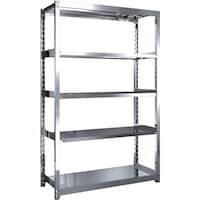 トラスコ中山 TRUSCO ステンレス棚 ステンレス軽中量棚 単体 W1160XD450XH1800 5段 SM26445 1台