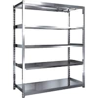 トラスコ中山 TRUSCO ステンレス棚 ステンレス軽中量棚 単体 W1460XD600XH1800 5段 SM26565 1台