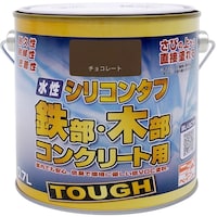 ニッペホームプロダクツ ニッぺ 水性シリコンタフ チョコレート 0.7L