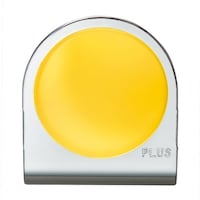 プラス PLUS 744107)カラーマグネットクリップ大イエロー10個