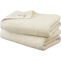 アイリスオーヤマ IRIS 103944 ボリュームタッチバスタオル2枚セット アイボリー BTV2IV 1S(2枚)