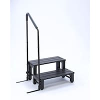 TASSCOM 手すり付きアルミステップ TAN966 1個