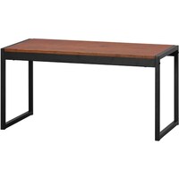 アイリスオーヤマ IRIS 103099 スチールフレームセンターテーブル 幅800 ウォールナット SFCT800WN 1台