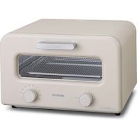 アイリスオーヤマ IRIS 102767 スチームカーボントースター ミルクベージュ SOT401C 1台
