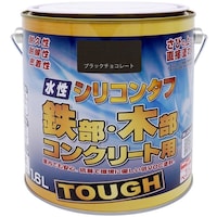 ニッペホームプロダクツ ニッぺ 水性シリコンタフ ブラックチョコレート 1.6L 4976124093357 1缶