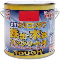 ニッペホームプロダクツ ニッぺ 水性シリコンタフ レッド 1.6L