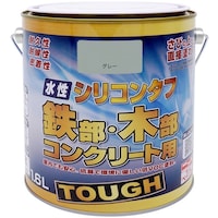 ニッペホームプロダクツ ニッぺ 水性シリコンタフ グレー 1.6L 4976124093753 1缶