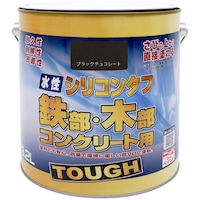 ニッペホームプロダクツ ニッぺ 水性シリコンタフ ブラックチョコレート 3.2L 4976124093364 1缶