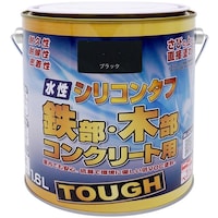 ニッペホームプロダクツ ニッぺ 水性シリコンタフ ブラック 1.6L