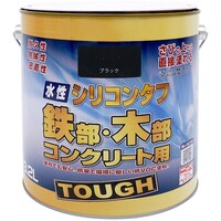 ニッペホームプロダクツ ニッぺ 水性シリコンタフ ブラック 3.2L