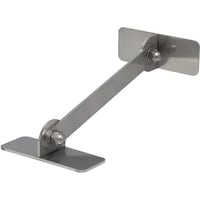 ティーエフサービス ティーエフサービス ステンレス製転倒防止可動式粘着金具 床壁兼用 長方形80×30×150mm 1個入り 強度約50kg IYT8030150 1個