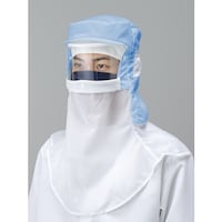 東洋リントフリー TriApex シールド装着対応フード シールド穴通し仕様 FD4008 ブルー L FD400802L 1個