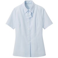 サーウ゛ォ GROW シーニイ・ツイル半袖ブラウスブルー09 GBSL1566K109 1着