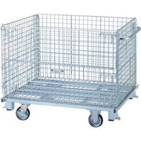 トラスコ中山 TRUSCO ネットパレット ハンドル キャスター付 1200X1000X1000 700kg TNP5NSH 1台