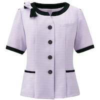 サーウ゛ォ GROW パウダリーツイードオーバーブラウスラベンダー系11 GOBL1802J111 1着