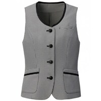 サーウ゛ォ GROW ミニスターチェックベスト黒系15 GVEL1904B515 1着