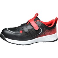 ミドリ安全 ミドリ安全 アクティブセフティ ワークスニーカー AS05 EE ブラック/レッド 24cm AS05EEBKRD24 1足