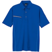 アイトス アイトス 接触冷感半袖ポロシャツ(男女兼用) AZ551046 ブルー 6L AZ5510460066L 1着