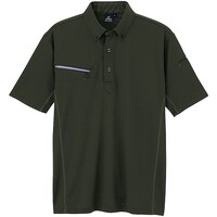 アイトス アイトス 接触冷感半袖ポロシャツ(男女兼用) AZ551046 ブラック SS AZ551046025SS 1着