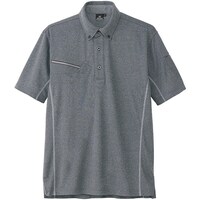 アイトス アイトス 接触冷感半袖ポロシャツ(男女兼用) AZ551046 モクチャコール 6L AZ5510461146L 1着