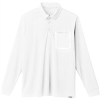 ソウワ SOWA 800550 長袖ポロシャツ ホワイト LL 8005500LL 1着