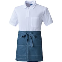 ソウワ G.G. 10130 エプロン腰巻 ブルー フリーサイズ 101308F 1着