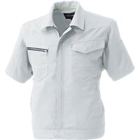 ソウワ SOWA 961 半袖ブルゾン シルバーグレー 3L 961223L 1着