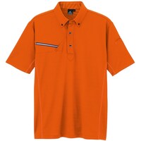 アイトス アイトス 接触冷感半袖ポロシャツ(男女兼用) AZ551046 オレンジ L AZ551046063L 1着