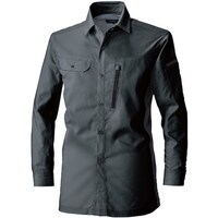 ソウワ SOWA 301802 長袖シャツ チャコールグレー 6L 301802236L 1着