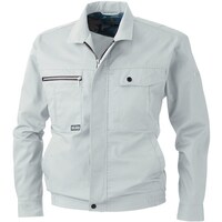 ソウワ NBW 193 長袖ブルゾン シルバーグレー M