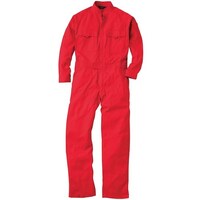 ソウワ 桑和 9000 つなぎ ライトレッド 6L 9000486L 1着