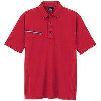 アイトス アイトス 接触冷感半袖ポロシャツ(男女兼用) AZ551046 レッド L AZ551046009L 1着
