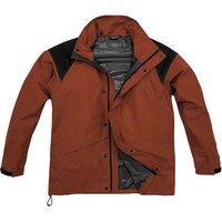 弘進ゴム 弘進ゴム B1300 ODR透湿LIGHTレインスーツ レッド 4L