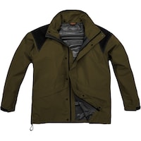 弘進ゴム 弘進ゴム B1300 ODR透湿LIGHTレインスーツ カーキ L