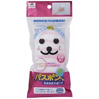 山崎産業 コンドル バスボンくん抗菌 ふさふさスポンジ ピンク 178766 1個