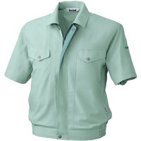 ソウワ 桑和 711 半袖ブルゾン モスグリーン 3L 7111073L 1着