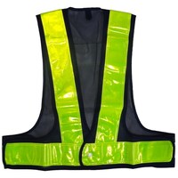 ミズケイ ミズケイ 安全ベスト/70mmタイプ ショート丈(紺地/黄) 5917705 1枚