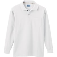ソウワ G.G. 50590 長袖ポロシャツ(胸ポケット付き) ホワイト 3L 5059003L 1着